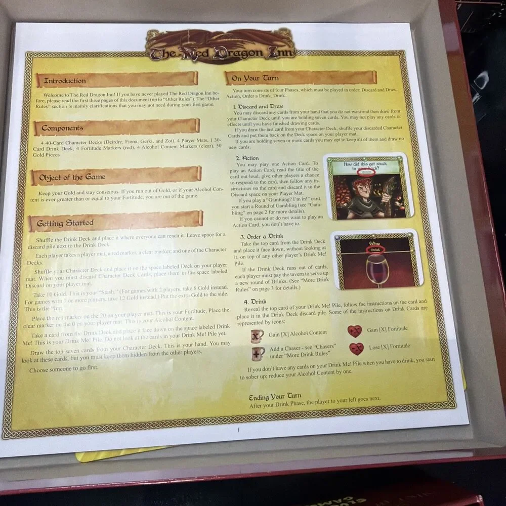 The Red Dragon Inn Board Game 10th Anniversary 2007-2017 SlugFest Games